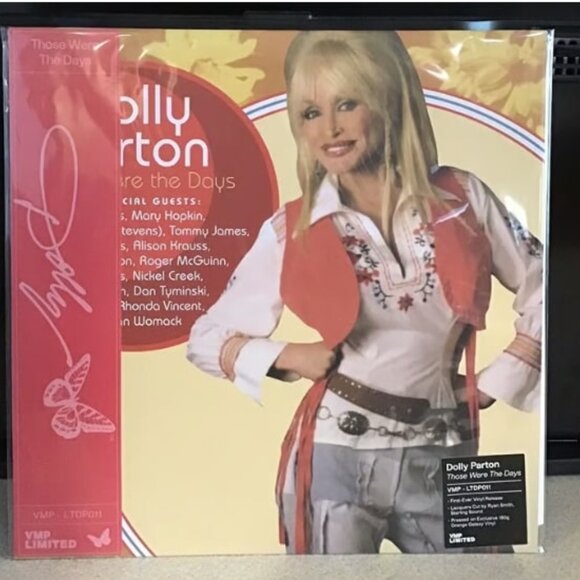 Dolly Parton Those Were The Days LP ~ Exclusive 180g Colored Vinyl ~ Brand New! - Picture 3 of 3